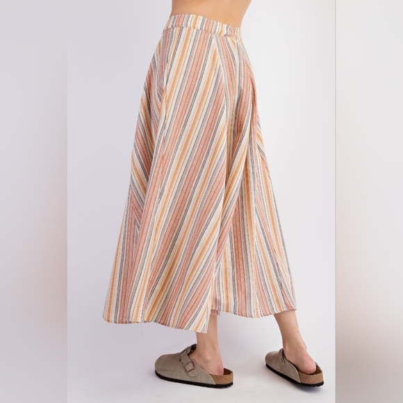 ⭐ Easel Boho Stripe Maxi Skirt, Summer Skirt - Picture 3 of 7